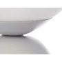 Lâmpada de mesa Bol 40 W Branco Cinzento Cerâmica 15 x 28,5 x 15 cm (4 Unidades) de Gift Decor, Candeeiros de mesa e de cabec...