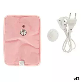 Bolsa de Agua Caliente Eléctrica Manos Rosa Plástico 380 W Terciopelo (12 Unidades) de Gift Decor, Tratamientos de frío y cal...