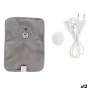 Borsa per l'Acqua Calda Elettrica Mani Grigio Plastica 380 W Velluto (12 Unità) di Gift Decor, Trattamenti freddo e caldo - R...