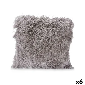 Cojín Gris Algodón Poliéster 45 x 2 x 45 cm (6 Unidades) de Gift Decor, Cojines - Ref: S3631552, Precio: 65,19 €, Descuento: %