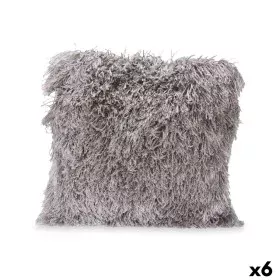 Cojín Gris Algodón Poliéster 45 x 2 x 45 cm (6 Unidades) de Gift Decor, Cojines - Ref: S3631552, Precio: 66,50 €, Descuento: %