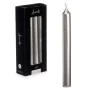 Candle Set 2 x 2 x 20 cm Silver (12 Units) by Acorde, Candles - Ref: S3631562, Price: 31,68 €, Discount: %