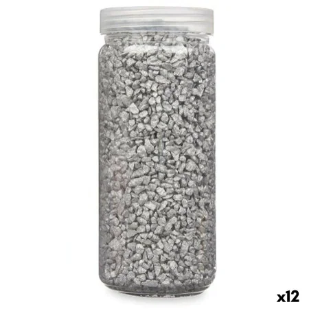 Deko-Steine Silberfarben 2 - 5 mm 700 g (12 Stück) von Gift Decor, Dekorative Steine - Ref: S3631598, Preis: 14,75 €, Rabatt: %