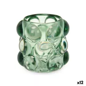 Bougeoir Microsphères Vert Verre 8,4 x 9 x 8,4 cm (12 Unités) de Gift Decor, Bougeoirs et chandeliers - Réf : S3631672, Prix ...