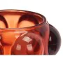 Kerzenschale Mikrosphären Orange Kristall 8,4 x 9 x 8,4 cm (12 Stück) von Gift Decor, Kerzenständer und Kerzenhalter - Ref: S...