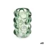 Portavelas Microesferas Verde Cristal 8,4 x 12,5 x 8,4 cm (12 Unidades) de Gift Decor, Candelabros y portavelas - Ref: S36316...