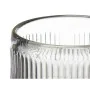 Candleholder Stripes Grey Crystal 7,5 x 7,8 x 7,5 cm (12 Units) by Gift Decor, Candelabras and candle holders - Ref: S3631694...