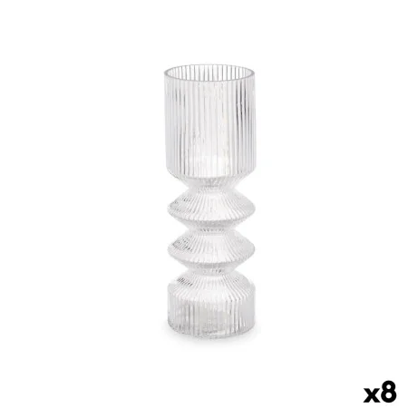 Vaso Righe Trasparente Cristallo 8 x 23 x 8 cm (8 Unità) di Gift Decor, Vasi - Rif: S3631700, Prezzo: 57,44 €, Sconto: %