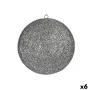 Decorative bauble Grey Metal Plastic (6 Units) by Krist+, Christmas - Ref: S3631724, Price: 65,19 €, Discount: %