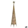 Árvore de Natal Estrela Torre Dourado Metal Plástico 34 x 154 x 34 cm (6 Unidades) de Krist+, Natal - Ref: S3631726, Preço: 7...