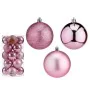 Conjunto de bolas de Natal Cor de Rosa Plástico Ø 8 cm (6 Unidades) de Krist+, Natal - Ref: S3631728, Preço: 46,45 €, Descont...