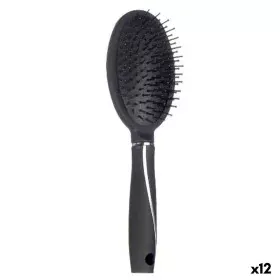 Brush Black Silicone Plastic (12 Units) by Berilo, Hairbrushes - Ref: S3631747, Price: 19,66 €, Discount: %