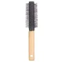 Round Brush Brown Black Wood Silicone Plastic (12 Units) by Berilo, Hairbrushes - Ref: S3631753, Price: 19,05 €, Discount: %