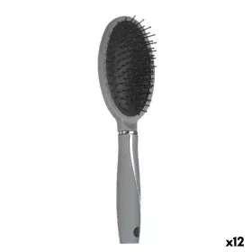 Brush Grey Silicone Plastic (12 Units) by Berilo, Hairbrushes - Ref: S3631755, Price: 19,98 €, Discount: %