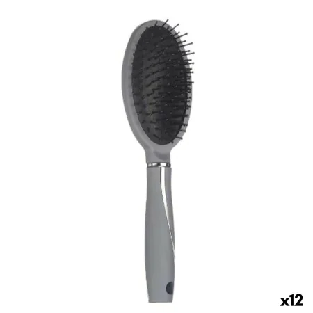 Brush Grey Silicone Plastic (12 Units) by Berilo, Hairbrushes - Ref: S3631755, Price: 19,66 €, Discount: %