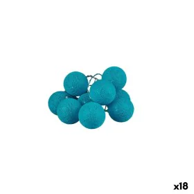 Wreath of LED Balls Turquoise 2 m 3,5 x 3,5 x 200 cm (18 Units) by Krist+, Christmas - Ref: S3631821, Price: 49,94 €, Discoun...