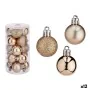 Conjunto de bolas de Natal Champagne Plástico 3 x 4 x 3 cm (12 Unidades) de Krist+, Natal - Ref: S3631828, Preço: 21,48 €, De...