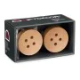 Colgadores Marrón Madera Botones Set 2 Piezas (6 Unidades) de Gift Decor, Ganchos para abrigos - Ref: S3631849, Precio: 32,95...