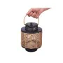 Lantern Black Metal 17 x 23 x 17 cm (4 Units) Rattan by Gift Decor, Candelabras and candle holders - Ref: S3631859, Price: 29...