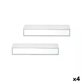 Prateleiras Madeira MDF 2 Peças Espelho Conjunto (4 Unidades) de Gift Decor, Estantes flutuantes - Ref: S3631861, Preço: 39,0...