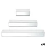 Prateleiras Madeira MDF 3 Peças Espelho Conjunto (4 Unidades) de Gift Decor, Estantes flutuantes - Ref: S3631865, Preço: 50,7...