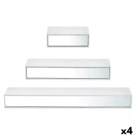 Estantes Madera MDF 3 Piezas Espejo Set (4 Unidades) de Gift Decor, Estantes flotantes - Ref: S3631865, Precio: 50,72 €, Desc...