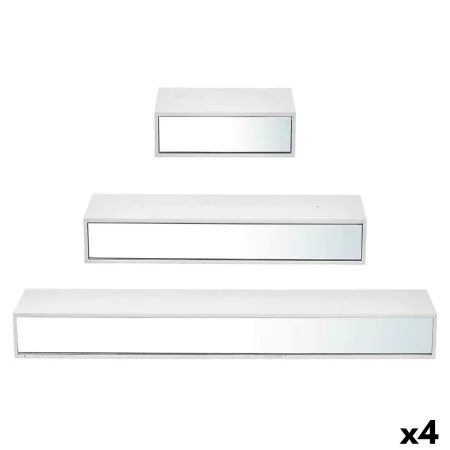 Shelves MDF Wood 3 Pieces Mirror Set (4 Units) by Gift Decor, Floating Shelves - Ref: S3631865, Price: 50,72 €, Discount: %