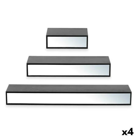 Shelves MDF Wood 3 Pieces Mirror Set (4 Units) by Gift Decor, Floating Shelves - Ref: S3631867, Price: 49,72 €, Discount: %