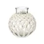 Vase Blanc Tissu verre 25 x 26,5 x 25 cm (4 Unités) Macramé de Gift Decor, Vases - Réf : S3631880, Prix : 50,72 €, Remise : %