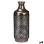 Vase Argenté Métal 16 x 42 x 16 cm (4 Unités) Avec relief de Gift Decor, Vases - Réf : S3631882, Prix : 57,09 €, Remise : %