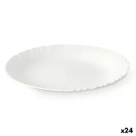 Plato Llano Blanco 24 x 2 x 24 cm (24 Unidades) de Vivalto, Platos y fuentes - Ref: S3631913, Precio: 27,14 €, Descuento: %