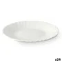 Prato de Sobremesa Branco Vidro 19 x 2 x 19 cm (24 Unidades) de Vivalto, Pratos e fontes - Ref: S3631915, Preço: 18,55 €, Des...