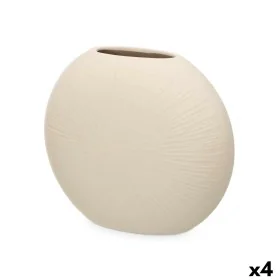 Vase Beige aus Keramik 29 x 26 x 11 cm (4 Stück) kreisförmig von Gift Decor, Vasen - Ref: S3631945, Preis: 44,89 €, Rabatt: %