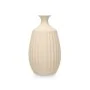 Vase Beige Céramique 21 x 39 x 21 cm (2 Unités) Rayures de Gift Decor, Vases - Réf : S3631964, Prix : 25,48 €, Remise : %