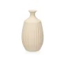 Vaso Beige Ceramica 21 x 39 x 21 cm (2 Unità) Righe di Gift Decor, Vasi - Rif: S3631964, Prezzo: 25,48 €, Sconto: %