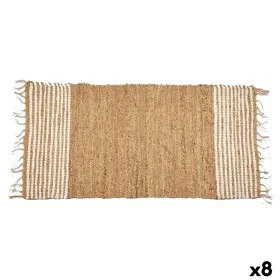 Tapis Noir Naturel Rayures 70 x 1 x 140 cm (8 Unités) de Gift Decor, Tapis - Réf : S3631989, Prix : 86,60 €, Remise : %