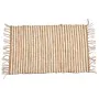 Alfombra Blanco Natural Rayas 60 x 1 x 90 cm (12 Unidades) de Gift Decor, Alfombras infantiles - Ref: S3631991, Precio: 71,29...