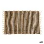 Carpet Black Natural Stripes 60 x 1 x 90 cm (12 Units) by Gift Decor, Rugs - Ref: S3631993, Price: 64,58 €, Discount: %