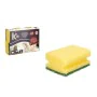 Set de Estropajos Amarillo Verde Poliuretano Fibra abrasiva 4 Piezas (11 Unidades) de BigBuy Home, Estropajos - Ref: S3631997...