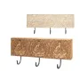 Portemanteau Bois de manguier 38 x 16 x 5 cm (6 Unités) Buda de Gift Decor, Patères portemanteaux - Réf : S3632037, Prix : 33...