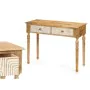 Meuble d'Entrée avec 2 Tiroirs Blanc Marron Bois de manguier 98 x 77 x 42 cm Courbe de Gift Decor, Tables - Réf : S3632045, P...