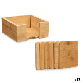 Coasters Bamboo (12 Units) Squares 7 Pieces by Kinvara, Coasters - Ref: S3632069, Price: 60,66 €, Discount: %