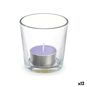 Scented Candle 7 x 7 x 7 cm (12 Units) Glass Lavendar by Acorde, Candles - Ref: S3632107, Price: 9,20 €, Discount: %