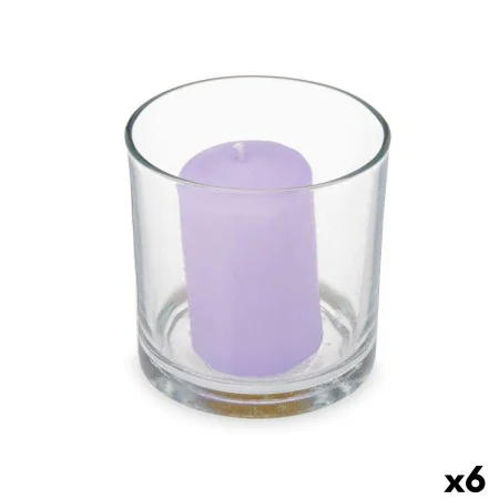 Candela Profumata 10 x 10 x 10 cm (6 Unità) Bicchiere Lavanda di Acorde, Candele - Rif: S3632119, Prezzo: 10,09 €, Sconto: %