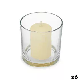 Vela Perfumada 10 x 10 x 10 cm (6 Unidades) Copo Baunilha de Acorde, Velas - Ref: S3632121, Preço: 10,09 €, Desconto: %