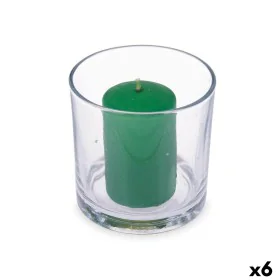 Scented Candle 10 x 10 x 10 cm (6 Units) Glass Bamboo by Acorde, Candles - Ref: S3632127, Price: 10,51 €, Discount: %