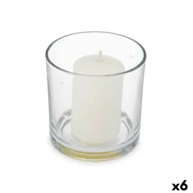 Bougie Parfumée 10 x 10 x 10 cm (6 Unités) Verre Coton de Acorde, Bougies - Réf : S3632129, Prix : 10,51 €, Remise : %