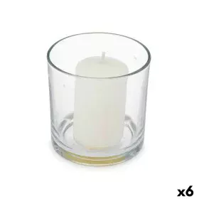 Bougie Parfumée 10 x 10 x 10 cm (6 Unités) Verre Coton de Acorde, Bougies - Réf : S3632129, Prix : 10,09 €, Remise : %