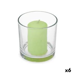 Scented Candle 10 x 10 x 10 cm (6 Units) Glass Jasmine by Acorde, Candles - Ref: S3632131, Price: 10,51 €, Discount: %