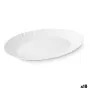 Serving Platter White Glass 34 x 2,5 x 25 cm (18 Units) by Vivalto, Plates and dishes - Ref: S3632183, Price: 46,00 €, Discou...